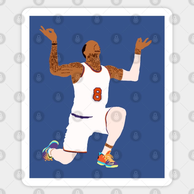 JR Smith Celebration Magnet by rattraptees